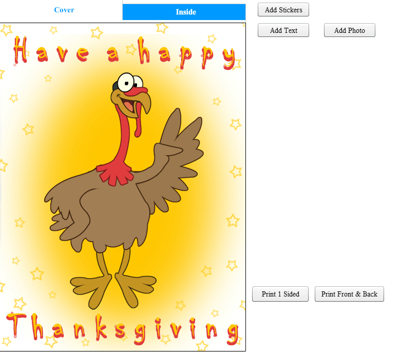 Free Printable Thanksgiving Cards in PDF